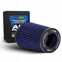 STOŻKOWY FILTR POWIETRZA FIGERSPEC 200MM (+ADAPTERY 76/89/101MM) NIEBIESKI