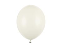 Balony pastelowe jasne kremowe strong, 27 cm 100 szt.