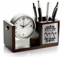 Zegar Organizer na Biurko z Dedykacją Prezent NA DZIEŃ MAMY