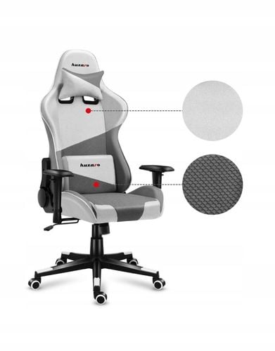 Fotel gamingowy Huzaro Force 6.2 White Mesh na Arena.pl