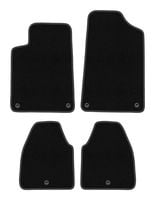 Dywaniki welurowe BASIC do Citroen C6 2005-2012 sedan, czarne