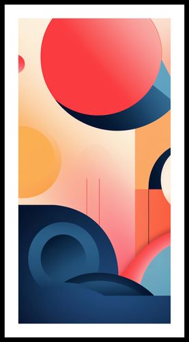Plakat 50x100cm Geometryczne Marzenia na Arena.pl