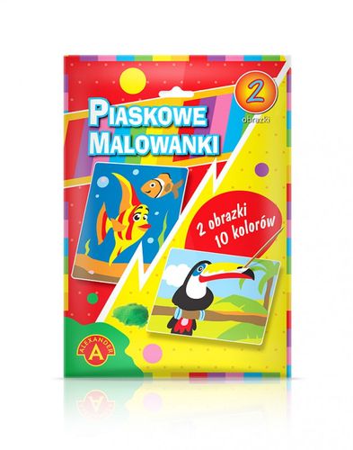 Piaskowe Malowanki - Rybka, Tukan na Arena.pl