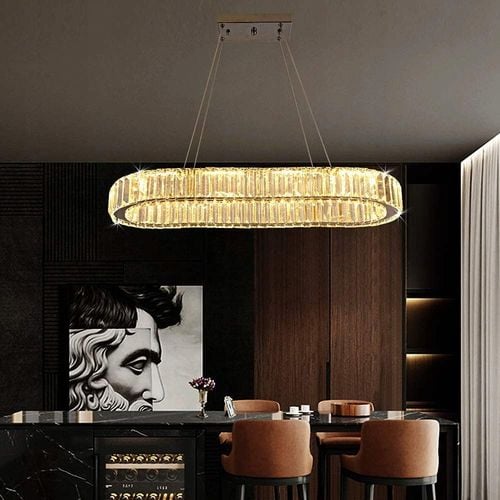 LAMPA LED WISZĄCA SUFITOWA KRYSZTAŁOWA NOWOCZESNY ŻYRANDOL OŚWIETLENIE na Arena.pl