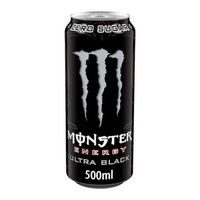 MONSTER ULTRA BLACK 0,5 L ZERO SUGAR