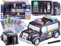 POLICJA SKARBONKA NA SZYFR, SEJF NA BANKNOTY