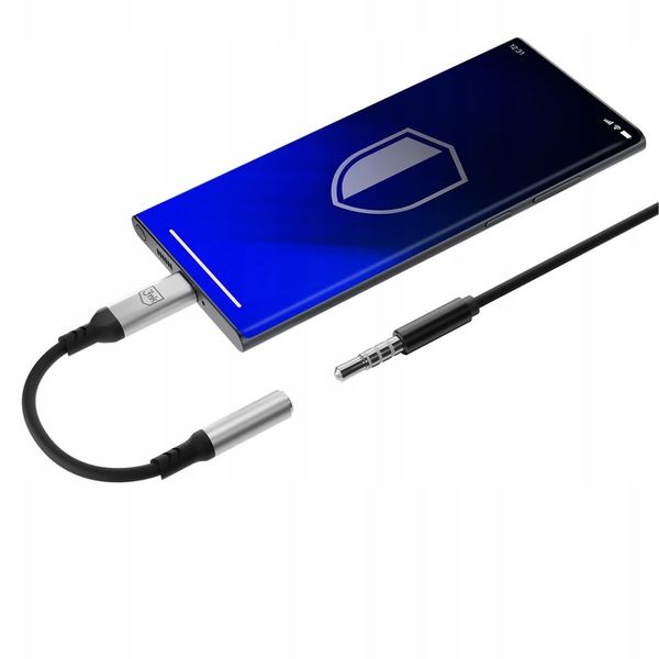 Adapter audio 3mk USB-C - Jack 3,5 mm typ żeński zdjęcie 2
