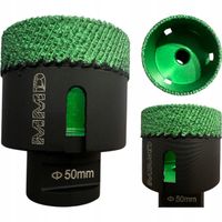 Otwornica diamentowa brazowana MMD Ø50 mm M14 do gresu ceramiki płytek
