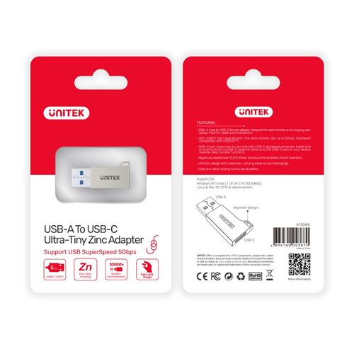 Unitek adapter USB-A na USB-C 3.1 Gen1 A1034NI na Arena.pl
