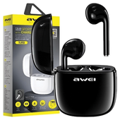awei słuchawki bluetooth 5.0 t28 tws+ stacja dokująca czarny/black