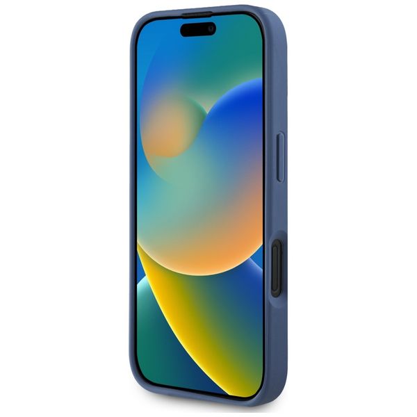 Etui Guess do iPhone 16, Niebieski, MagSafe zdjęcie 5