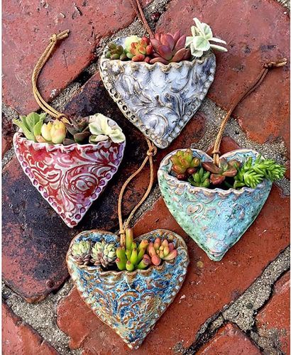 Doniczka w Kształcie Serca Ścienna Mała na Arena.pl