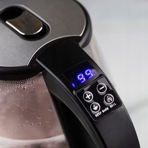 Czajnik elektryczny szklany Regulacja Temp. Klausberg KB-7887 1.8L LED LCD na Arena.pl