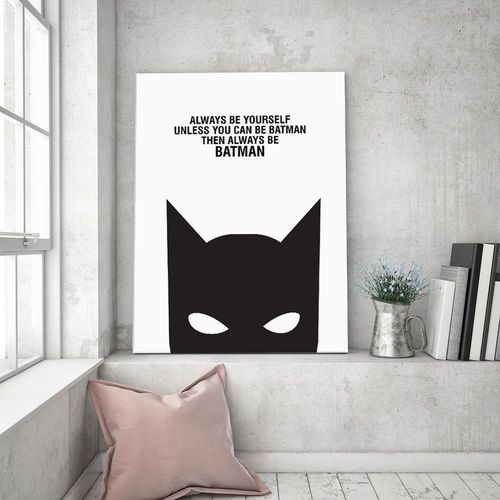 Obraz na płótnie – Canvas, Bądź sobą 60x90 na Arena.pl