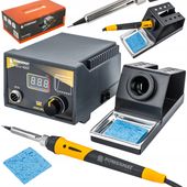 STACJA LUTOWNICZA PRECYZYJNA LUTOWNICA GROT REGULACJA TEMP. 480°C PODSTAWKA