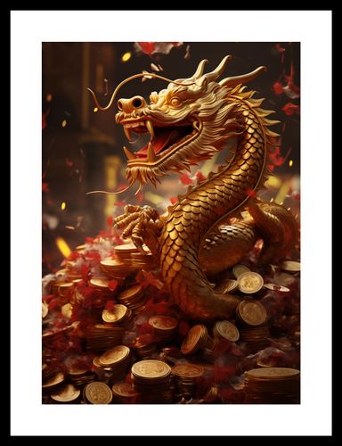 Plakat 25x35cm Smok Bogactwa na Arena.pl