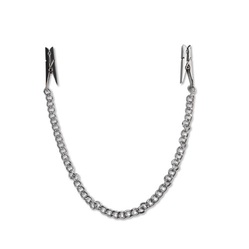 Pipedream Fetisch Fantasy Series Nipple Chain Clips Silver na Arena.pl