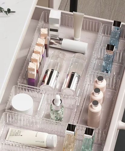 ORGANIZER NA KOSMETYKI WKŁAD DO SZUFLADY POJEMNIK TACKA PERFUMY MODUŁOWY 7 na Arena.pl