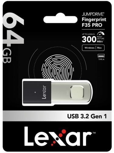 Pendrive Lexar 64GB Fingerprint F35pro USB 3.2 Gen1 na Arena.pl