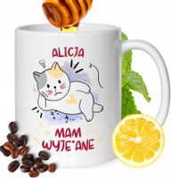 Kubek Dla Alicji Koleżanki Przyjaciółki Prezent Z Nadrukiem Biały 330Ml