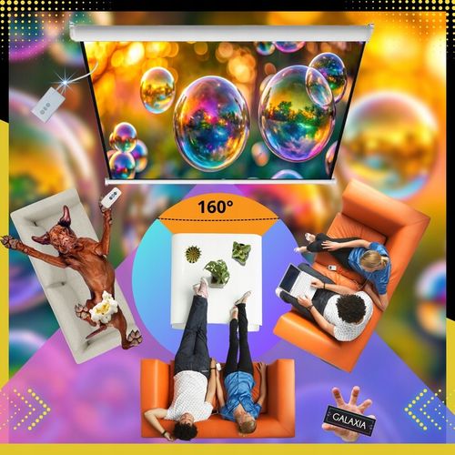 EKRAN PROJEKCYJNY ELEKTRYCZNY 100 CALI Do Projektora Do Rzutnika Z na Arena.pl