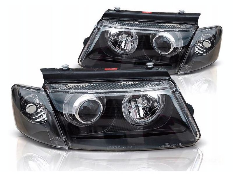 LAMPY  REFLEKTORY DO VW PASSAT B5 OD 1996 DO 2000 Roku DEPO RINGI SOCZEWKI zdjęcie 1