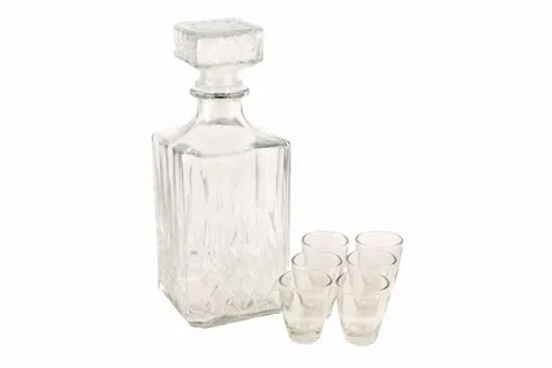 Karafka na alkohol 6 kieliszków kieliszki prezent URODZINY 18-99 WZORY na Arena.pl