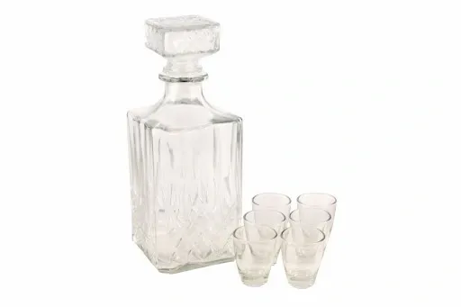 Karafka na alkohol 6 kieliszków kieliszki prezent URODZINY 18-99 WZORY zdjęcie 13