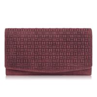 portfel damski skórzany w stylu vintage duży różowy paolo peruzzi