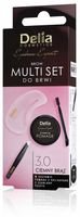 DELIA Multi Set do brwi z pomadą, pęsetą i szablonami 3.0 CIEMNY BRĄZ