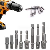 Redukcja adaptery kluczy nasadowych do wkrętarki solidny zestaw 8 sztuk