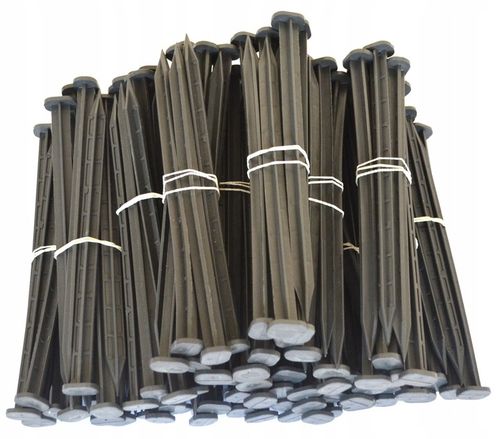 OBRZEŻE OGRODOWE TRAWNIKOWE 7,8cm PALISADA BORDER 78mm 20m + 100 KOTEW na Arena.pl