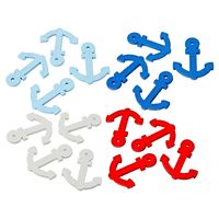 Drewniana zawieszka KOTWICA 20x25mm mix 20szt.