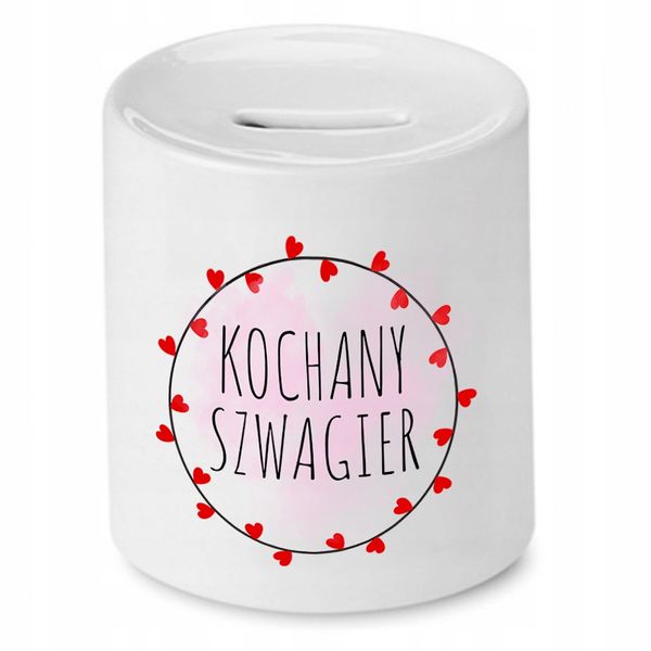 Dla Szwagra Skarbonka Marketing Prezent Z Nadrukiem Ze Zdjęciem zdjęcie 1