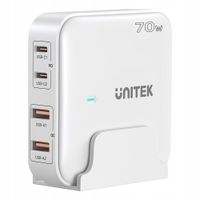 Ladowarka Unitek Ładowarka biurkowa GaN 70W 2x USB-A 2x USB-C