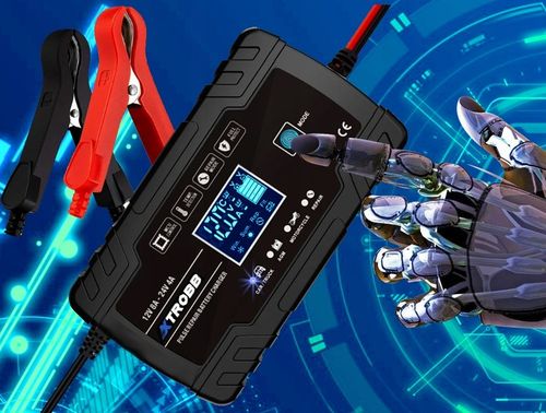 PROSTOWNIK AUTOMATYCZNY Z FUNCJĄ NAPRAWY 12V 24V LED ŁADOWARKA AKUMULATORÓW na Arena.pl