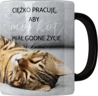 KUBEK -KOT- DLA KOCIARY ZABAWNY PREZENT - WZORY -