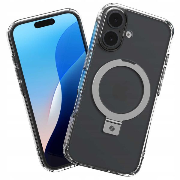 Spacecase Ring Pro Mag Iphone 16 Clear zdjęcie 6