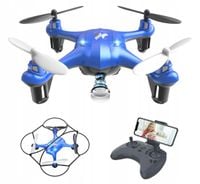 Dron Atoyx Dron z Kamerą HD WiFi Pilot Uchwyt Niebieski