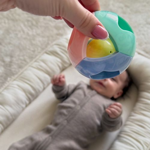 DLA DZIECI PASTELOWA GRZECHOTKA KULA DO RACZKOWANIA na Arena.pl