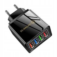 SZYBKA ŁADOWARKA SIECIOWA 4xUSB QUICK CHARGE 3.0 ZASILACZ 3100 mA 4XUSB