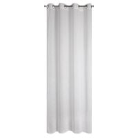 Zasłona Angelica 140X250 cm biała etamin eko‑deszczyk przelotki