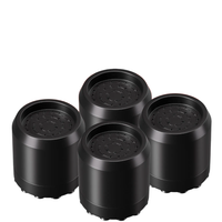 Antywibracyjne Podkładki pod Meble z Przyssawkami Czarne 4 sztuki