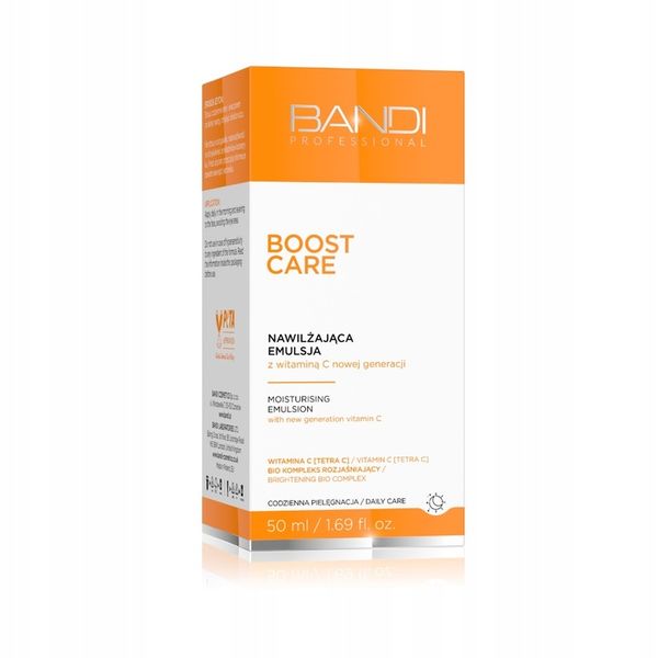 BANDI Boost Care Nawilżająca emulsja z witaminą C nowej generacji zdjęcie 2
