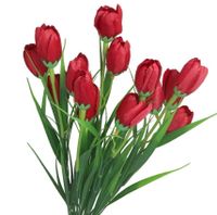 SZTUCZNE KWIATY BUKIET GAŁĄZKI KROKUSY W TRAWIE 44CM