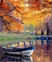 60CM 50CM OBRAZ ŚCIENNY UROKLIWY ZAKĄTEK DRUK PŁÓTNO