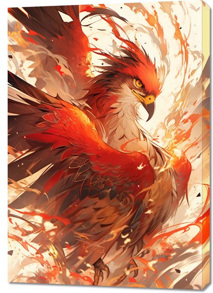 Obraz 70x100cm Feniks: Odrodzenie zdjęcie 1