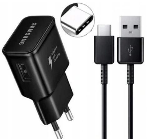 ORYGINALNA SZYBKA ŁADOWARKA SAMSUNG USB - USB C FAST CHARGE TYP C + KABEL na Arena.pl