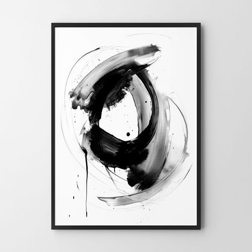 Plakat czarna farba 61x91 cm na Arena.pl