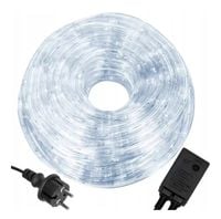 WĄŻ ŚWIETLNY ZEWNĘTRZNY 480 LED LAMPKI CHOINKOWE IP44 20m BIAŁY ZIMNY